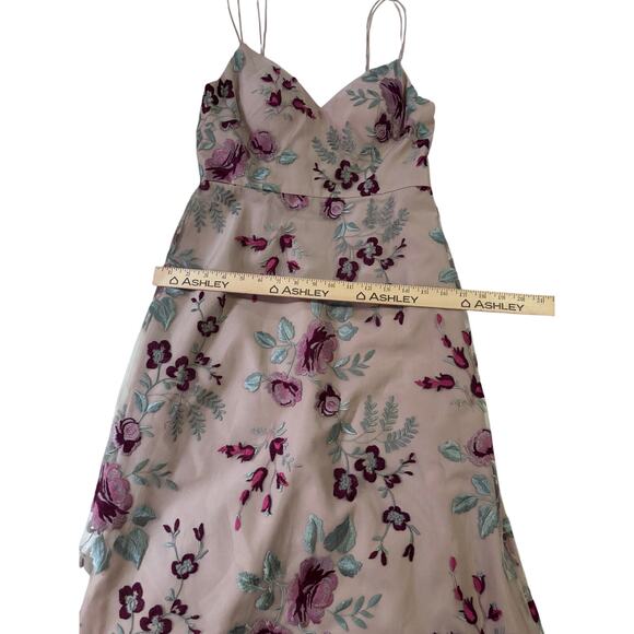 Jenny Yoo Collection Floral Embroidered Dress – Size 6 - Picture 11 of 12